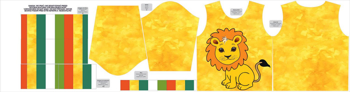 KINDER SWEATSHIRT (NOE) - LÖWE LEON - Nähset