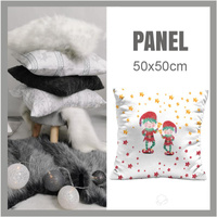 PANEL PODUSZKOWY - ELFY Z DZWONECZKAMI (ŚWIĄTECZNI PRZYJACIELE)