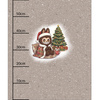 Creepy Cute Christmas WZ.4 - Paneel (60cm x 50cm) Hydrophober angerauter Wintersweat