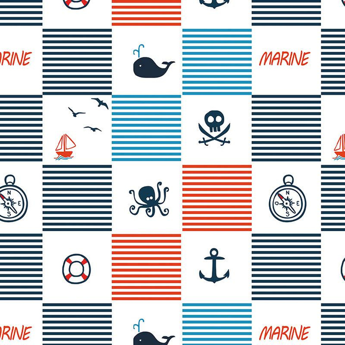 MARINE / 6cm - single jersey TE210