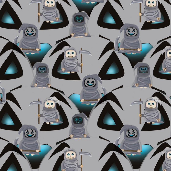 GRIM REAPERS (SCARY HALLOWEEN) - Waterproof woven fabric