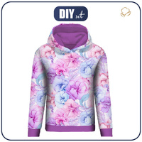 CLASSIC DAMEN HOODIE "POLA" L- ALCOHOL PASTEL WZ.2 - Nähset