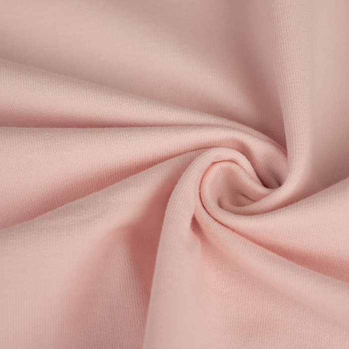 D-03 BLEDÁ RŮŽOVÁ - teplákovina s elastanem 