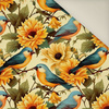 Sunflowers wz. 10 - Welur tapicerski
