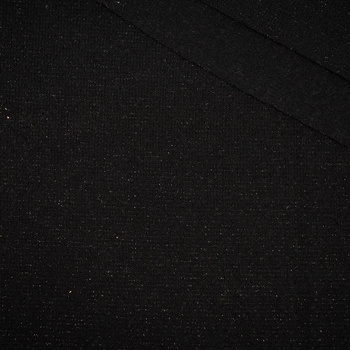 BLACK - Emery sweater knit. 200g