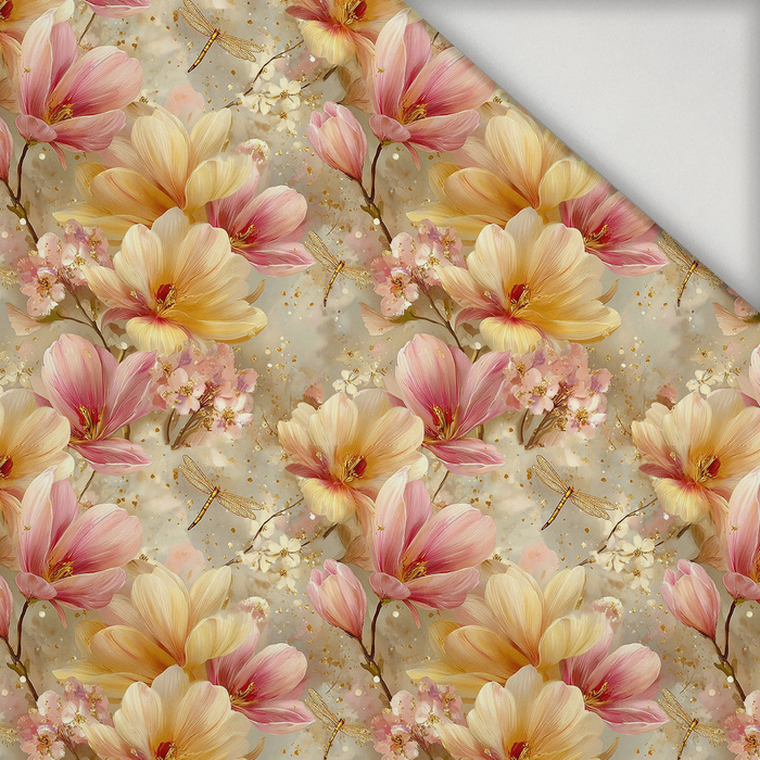 MAGNOLIA FLOWERS - lycra 300g