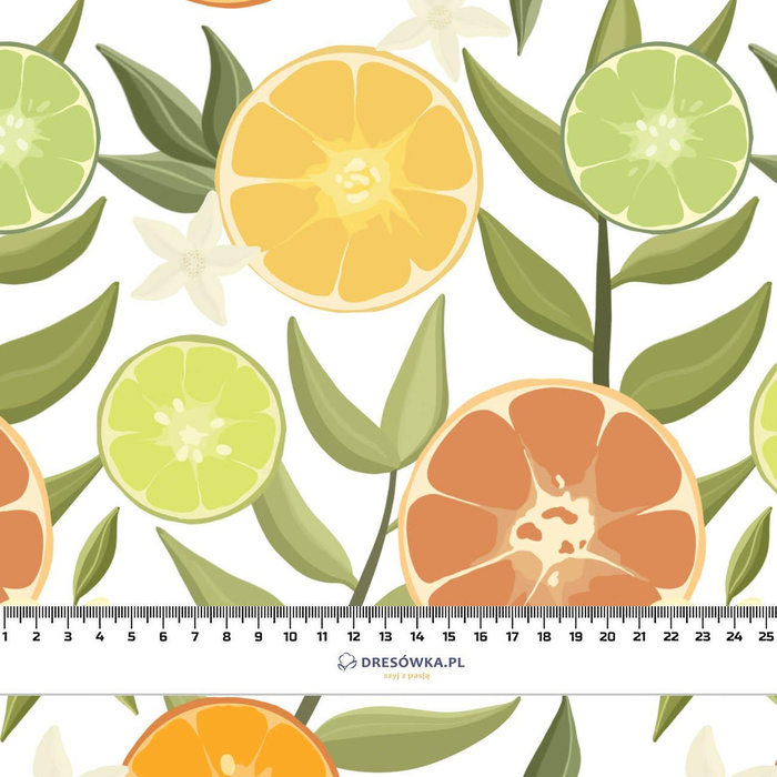 CITRUS no. 2 / white - single jersey with elastane 