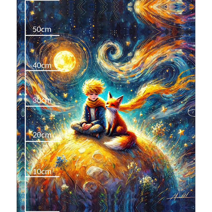 FAIRY WORLD wz.16 - panel (60cm x 50cm)   Baumwoll Webware