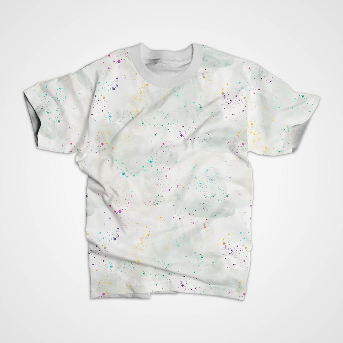 BUNT KLECKSE MS. 2 - Viskose Jersey