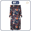 KLEID "CARMEN" - JAPANISCHER GARTEN Ms. 2 - Krepp S