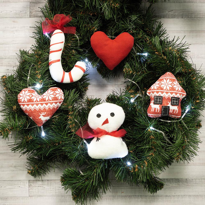 Winterbag + paper pattern for Christmas decorations 