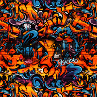 STREET GRAFFITI wz.1 - teplákovina počesaná s elastanem ITY