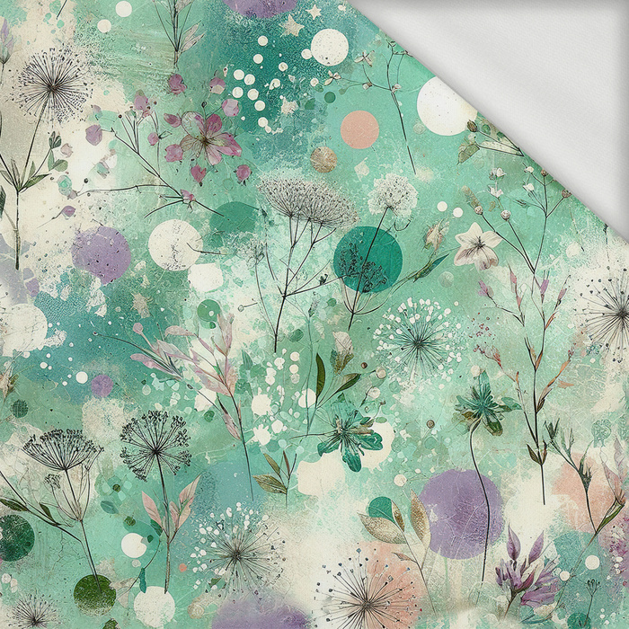 FLORAL REVERIE WZ. 10 - looped knit fabric