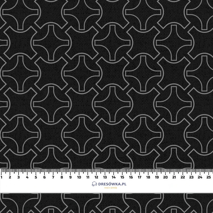 GEOMETRIC MINIMAL WZ. 15 - Minky plyš