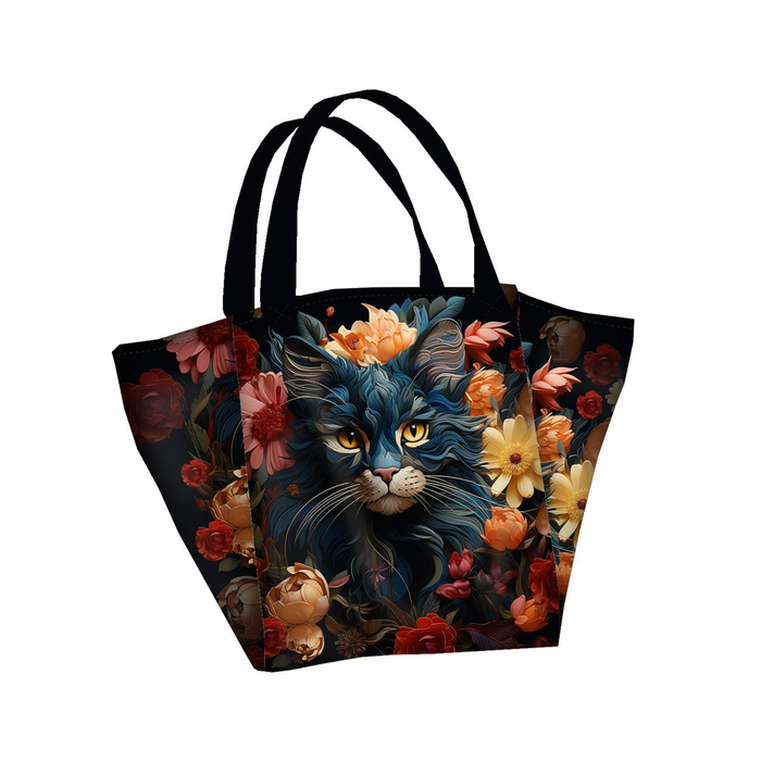 XL bag with in-bag pouch 2 in 1 - ANIMALS MANDALA wz.7 - sewing set