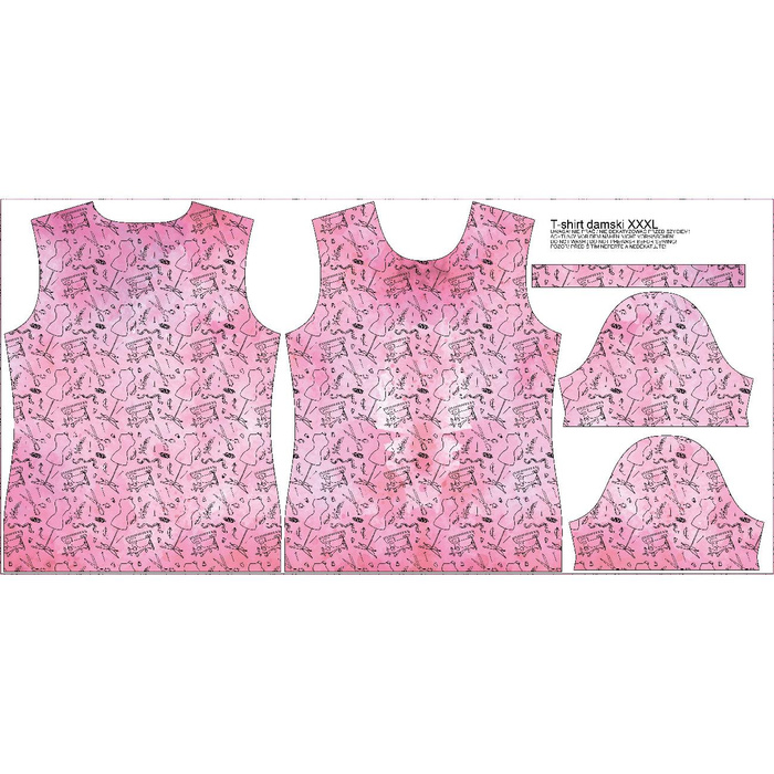 DAMEN T-SHIRT - SCHNEIDEREI Ms. 2 - Nähset XXXL