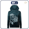 BLUZA Z KAPTUREM UNISEX (HYDRA) - FISH - zestaw do uszycia XXL