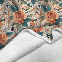 PASTEL FLOWERS WZ. 36 - Minky plyš