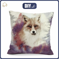 PILLOW 45X45 - FOX / sepia - sewing set