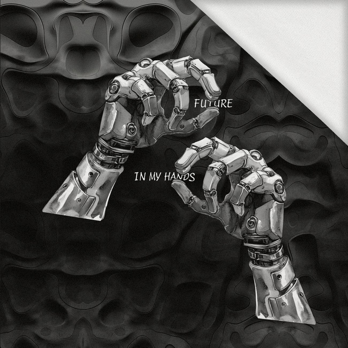 ROBOT WZ. 14 - panel (75cm x 80cm) brushed knitwear with elastane ITY