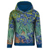 CLASSIC WOMEN’S HOODIE (POLA) - IRISES (Vincent van Gogh) - sewing set M