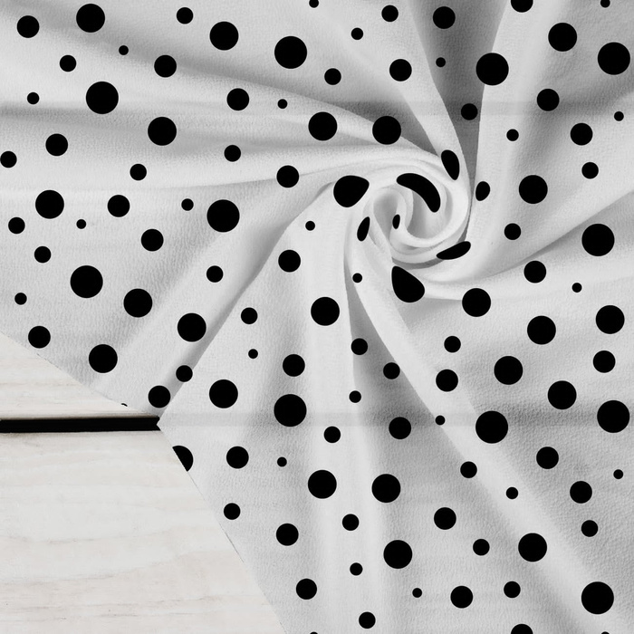 BLACK DOTS - Crepe