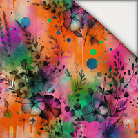 FLORAL REVERIE WZ. 3 - lehký, česaný úplet