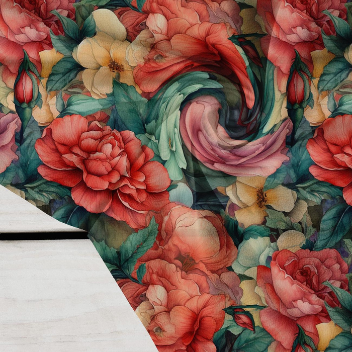 100cm FLOWERS WZ.50 - Crepe