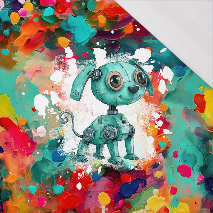 DOG NEUTRON - panel (60cm x 50cm) SINGLE JERSEY 