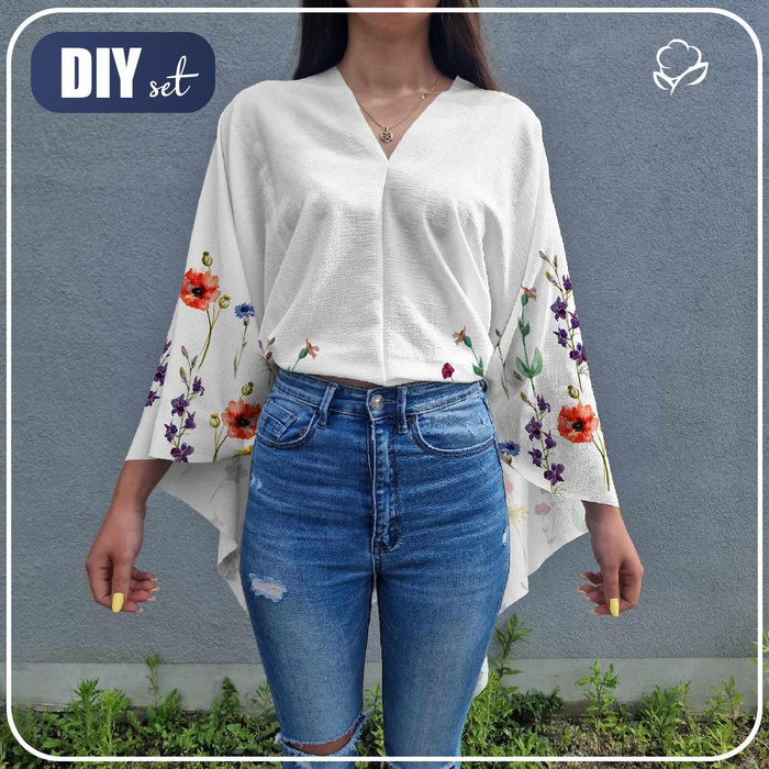 PAREO - FIELD FLOWERS - sewing set