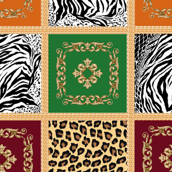 ANIMAL MIX - tkanina bawełniana