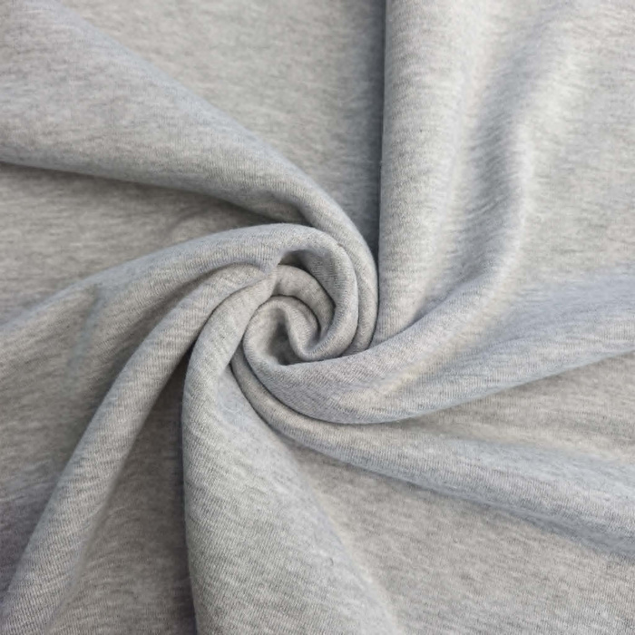 Sommersweat HEAVY 400g - GRAUER MELANGE
