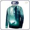 MEN’S SWEATSHIRT (OREGON) BASIC - MISTY WOLF - sewing set XS