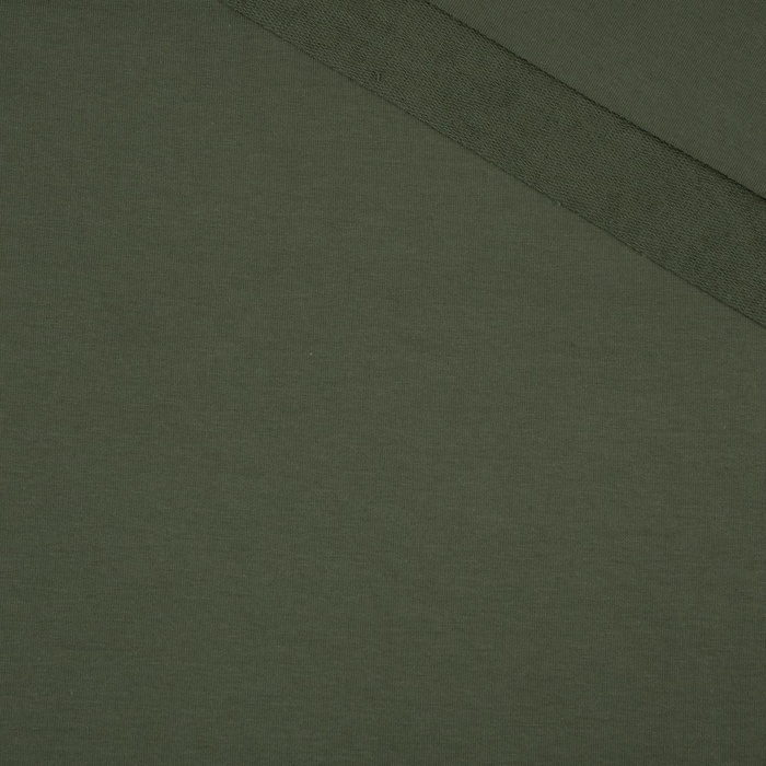 D-50 TMAVÁ OLIVOVÁ - teplákovina s elastanem PE260