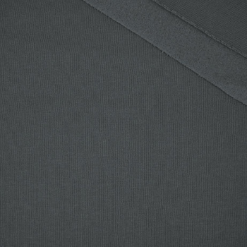 DARK GREY - silná teplákovina počesaná D300