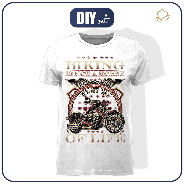 PÁNSKÉ TRIČKO - BIKING - Sada šití XXL