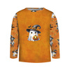 GHOST CUTE HALLOWEEN WZ. 3 -  PANEL (60cm x 50cm) brushed knitwear with elastane ITY
