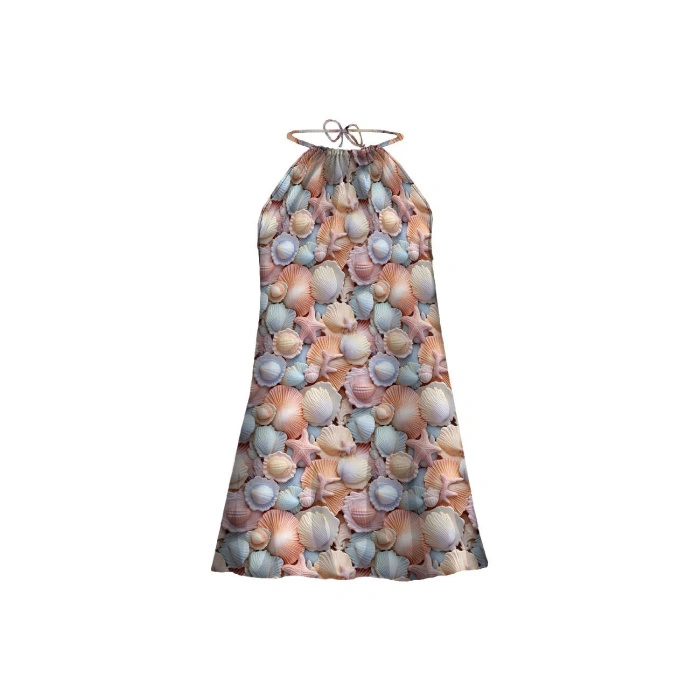 SEA WORLD pat. 6 - viscose woven fabric