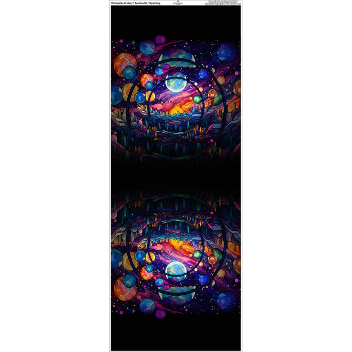 TURNBEUTEL - NEON GALAXY MS.14 - Nähset