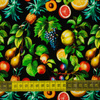 MINI PARADISE FRUITS pat. 1 (PARADISE GARDEN) - single jersey