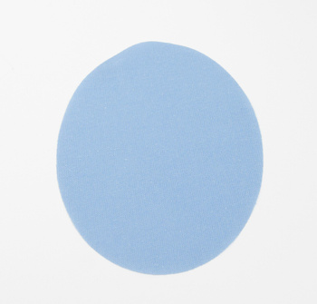 Záplaty azurové pudrové, 2 ks