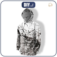 PÁNSKÁ MIKINA S KAPUCÍ (COLORADO) - Prasklý kámen - Sada šití S