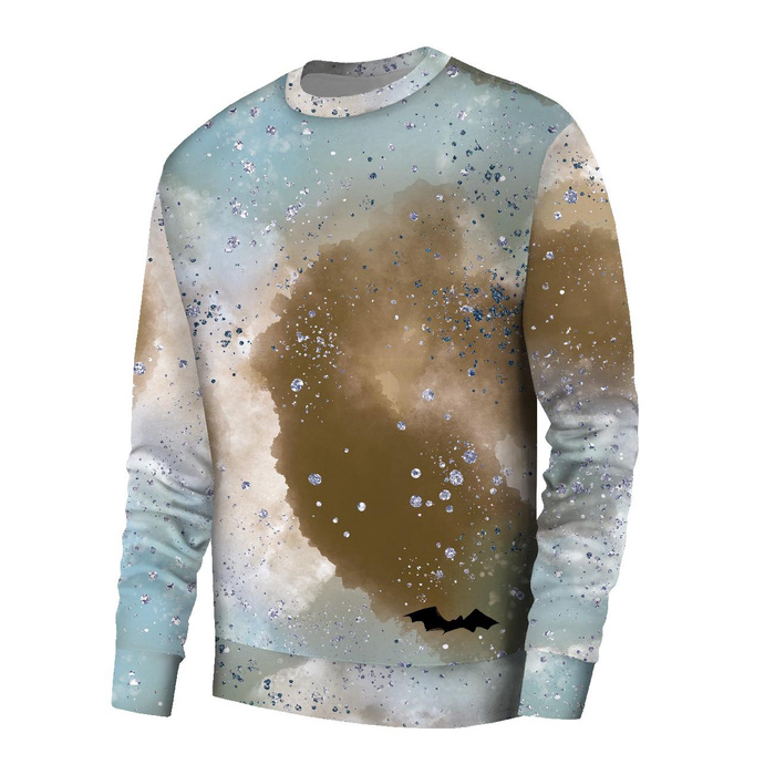 MEN’S SWEATSHIRT (OREGON) BASIC - ENCHANTED CLOUDS (ENCHANTED NIGHT) - sewing set XXXL