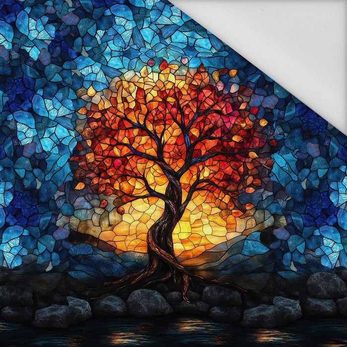 STAINED GLASS WZ.6 - panel (60cm x 50cm) Wasserabweisende Webware