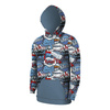 MEN’S HOODIE (COLORADO) - COMICS (blue - red) - sewing set S