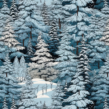 WINTER FOREST VZ.6- Upholstery velour