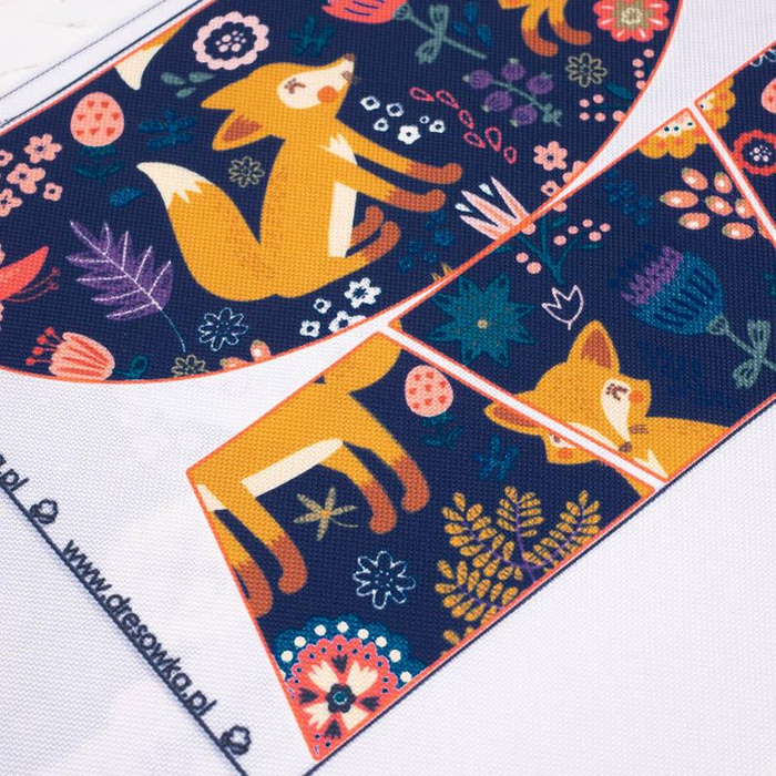 HIP BAG - FOXES IN THE FORREST - small