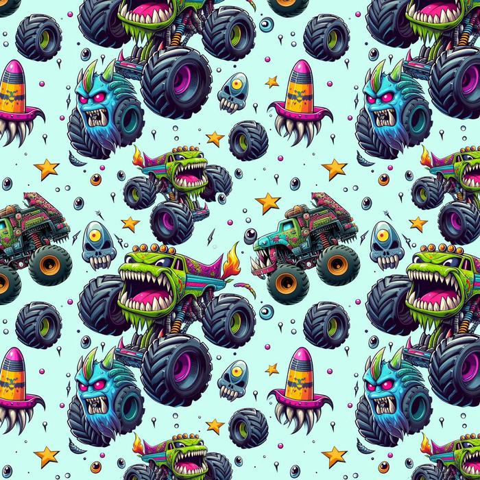 MONSTER TRUCK PAT. 3 - Waterproof woven fabric