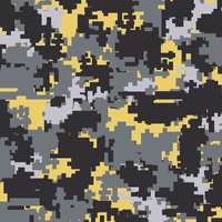CAMOUFLAGE PIXELS - Hydrophobic brushed knit