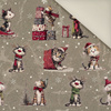 CHRISTMAS PETS WZ. 4 - Welur tapicerski
